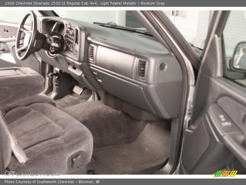 Light Pewter Metallic / Medium Gray 1999 Chevrolet Silverado 1500 LS Regular Cab 4x4