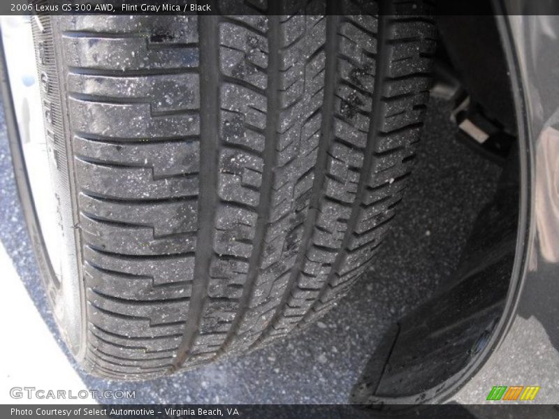 Flint Gray Mica / Black 2006 Lexus GS 300 AWD