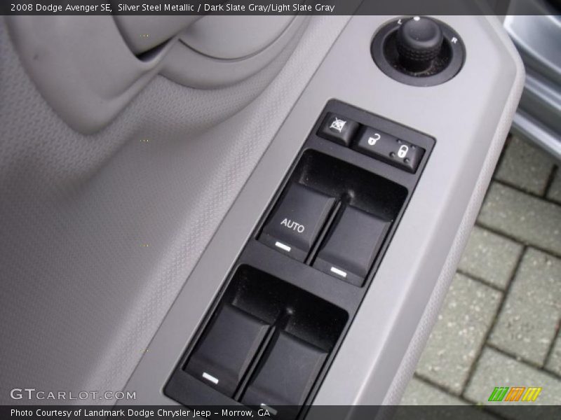 Silver Steel Metallic / Dark Slate Gray/Light Slate Gray 2008 Dodge Avenger SE