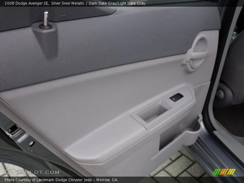 Silver Steel Metallic / Dark Slate Gray/Light Slate Gray 2008 Dodge Avenger SE