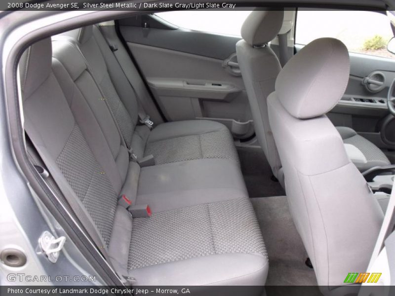 Silver Steel Metallic / Dark Slate Gray/Light Slate Gray 2008 Dodge Avenger SE