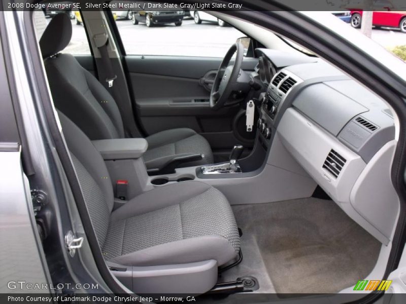 Silver Steel Metallic / Dark Slate Gray/Light Slate Gray 2008 Dodge Avenger SE