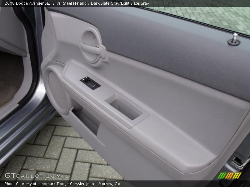 Silver Steel Metallic / Dark Slate Gray/Light Slate Gray 2008 Dodge Avenger SE