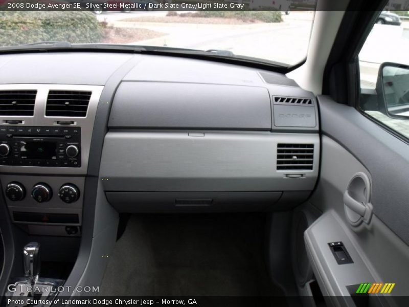 Silver Steel Metallic / Dark Slate Gray/Light Slate Gray 2008 Dodge Avenger SE