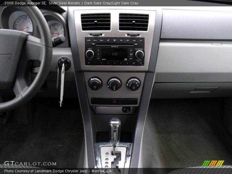 Silver Steel Metallic / Dark Slate Gray/Light Slate Gray 2008 Dodge Avenger SE