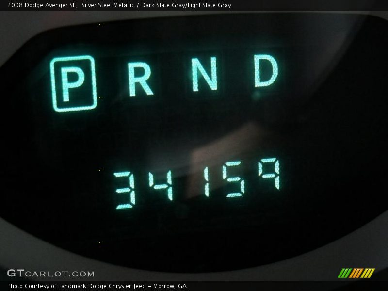 Silver Steel Metallic / Dark Slate Gray/Light Slate Gray 2008 Dodge Avenger SE