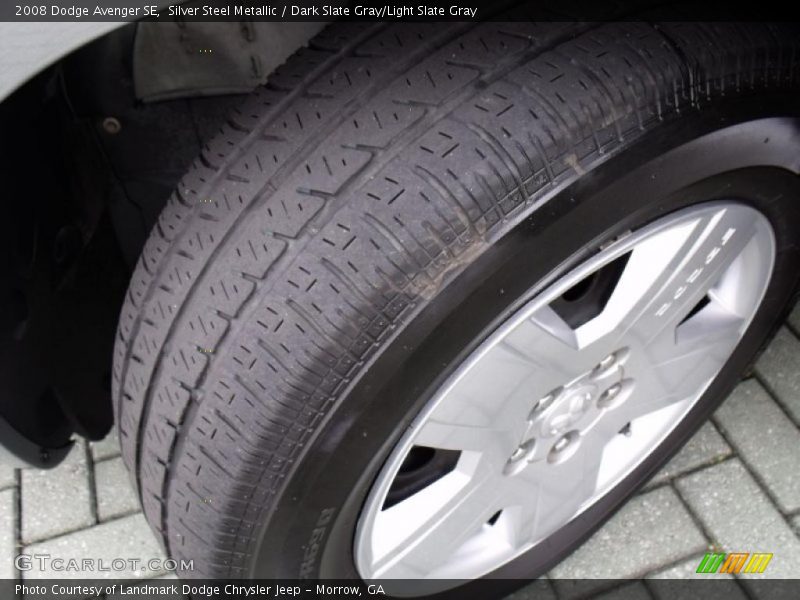 Silver Steel Metallic / Dark Slate Gray/Light Slate Gray 2008 Dodge Avenger SE