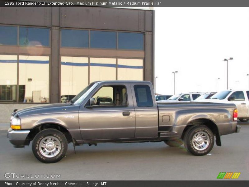 Medium Platinum Metallic / Medium Prairie Tan 1999 Ford Ranger XLT Extended Cab