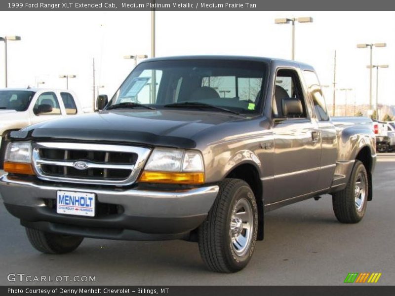 Medium Platinum Metallic / Medium Prairie Tan 1999 Ford Ranger XLT Extended Cab