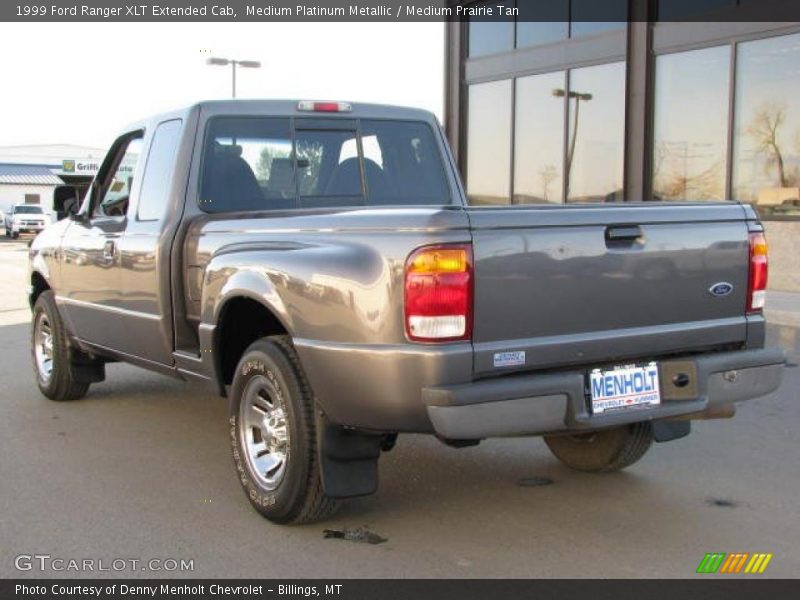 Medium Platinum Metallic / Medium Prairie Tan 1999 Ford Ranger XLT Extended Cab