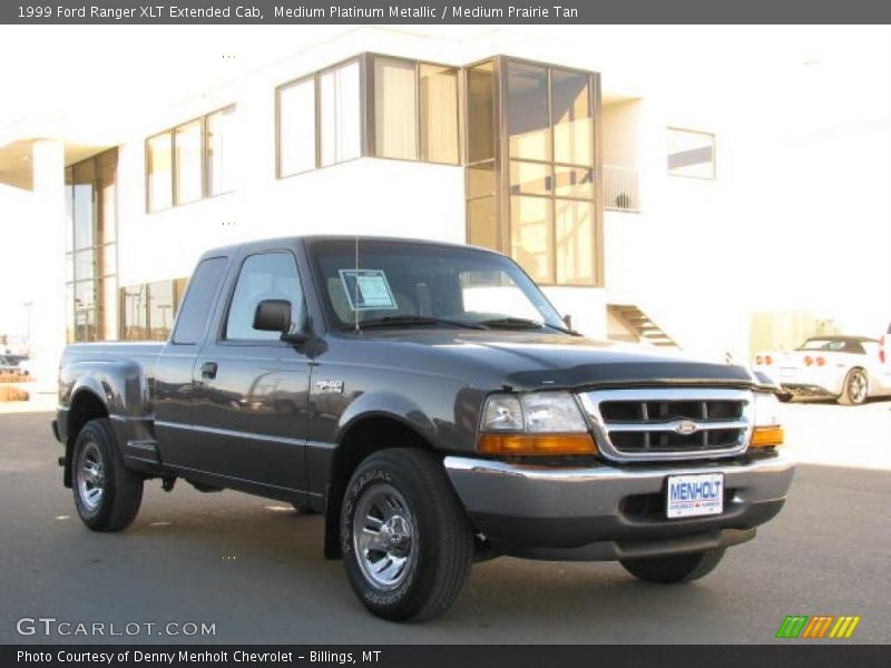 Medium Platinum Metallic / Medium Prairie Tan 1999 Ford Ranger XLT Extended Cab
