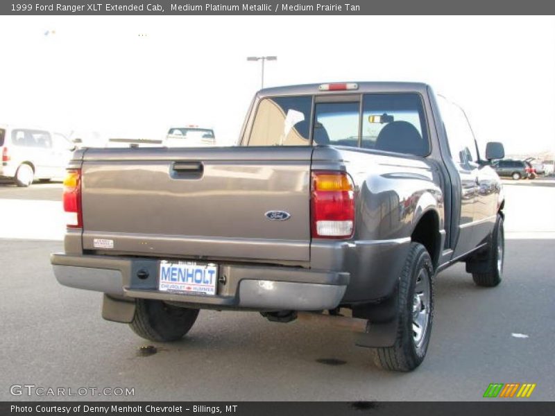 Medium Platinum Metallic / Medium Prairie Tan 1999 Ford Ranger XLT Extended Cab