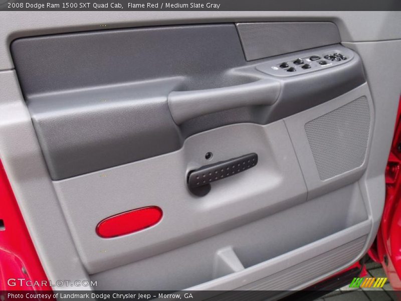 Flame Red / Medium Slate Gray 2008 Dodge Ram 1500 SXT Quad Cab