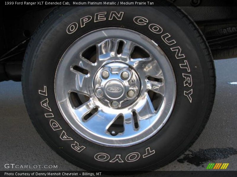 Medium Platinum Metallic / Medium Prairie Tan 1999 Ford Ranger XLT Extended Cab