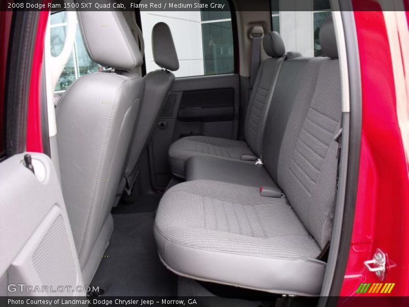 Flame Red / Medium Slate Gray 2008 Dodge Ram 1500 SXT Quad Cab