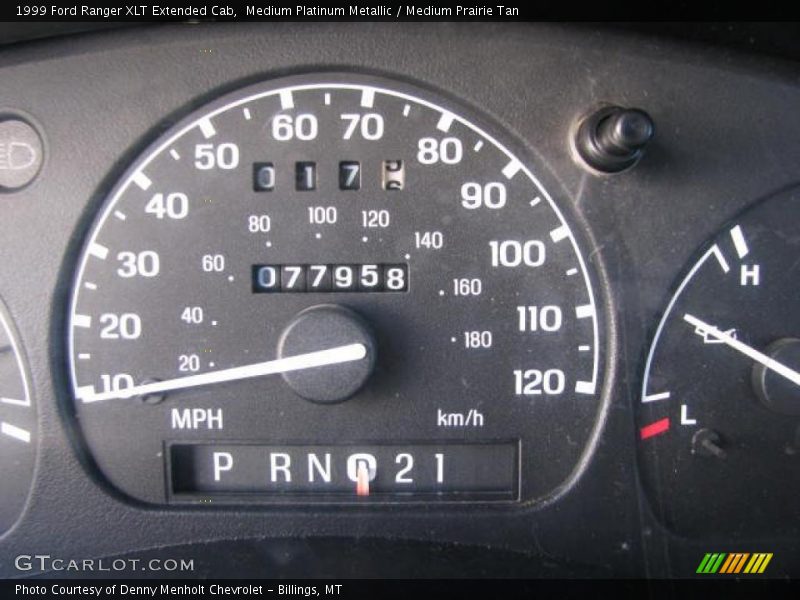 Medium Platinum Metallic / Medium Prairie Tan 1999 Ford Ranger XLT Extended Cab