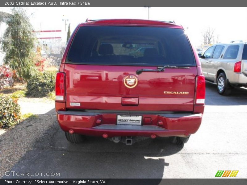 Infra Red / Shale 2003 Cadillac Escalade AWD