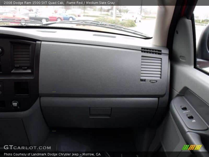Flame Red / Medium Slate Gray 2008 Dodge Ram 1500 SXT Quad Cab