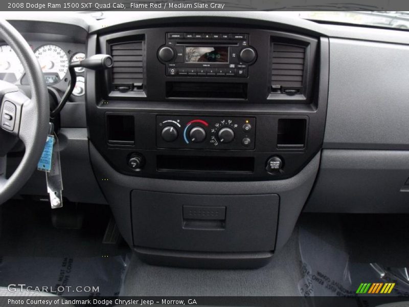 Flame Red / Medium Slate Gray 2008 Dodge Ram 1500 SXT Quad Cab