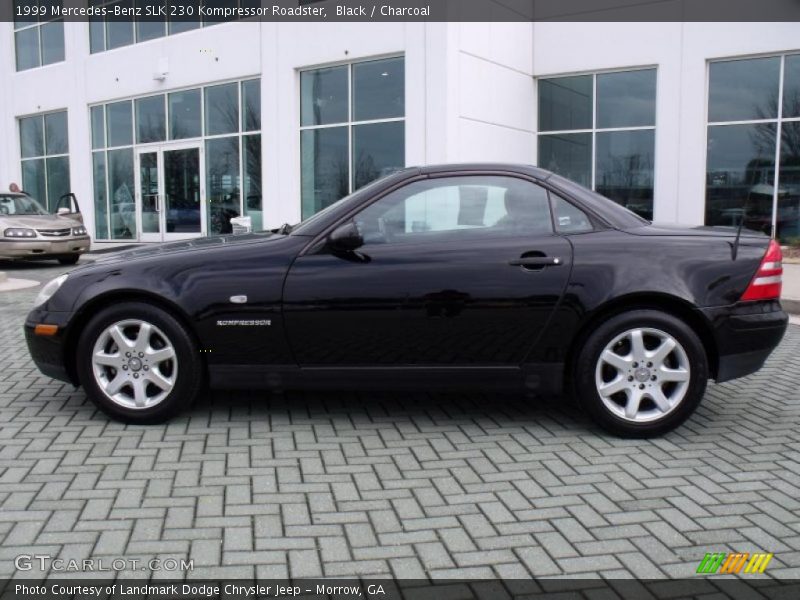 Black / Charcoal 1999 Mercedes-Benz SLK 230 Kompressor Roadster