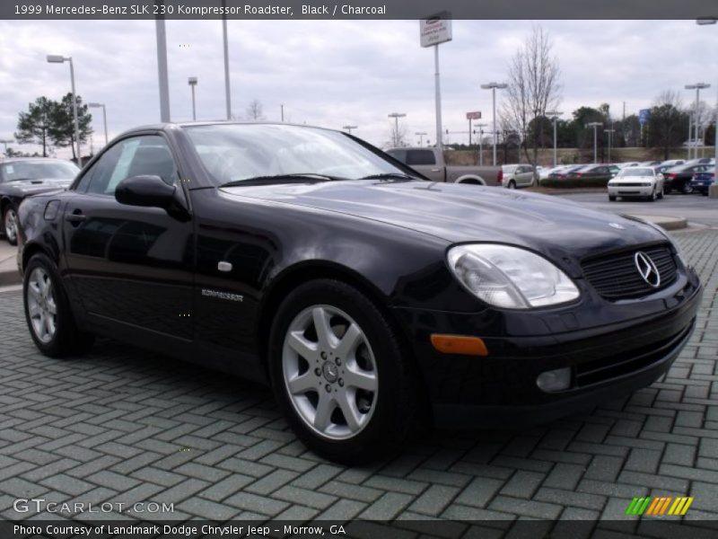 Black / Charcoal 1999 Mercedes-Benz SLK 230 Kompressor Roadster