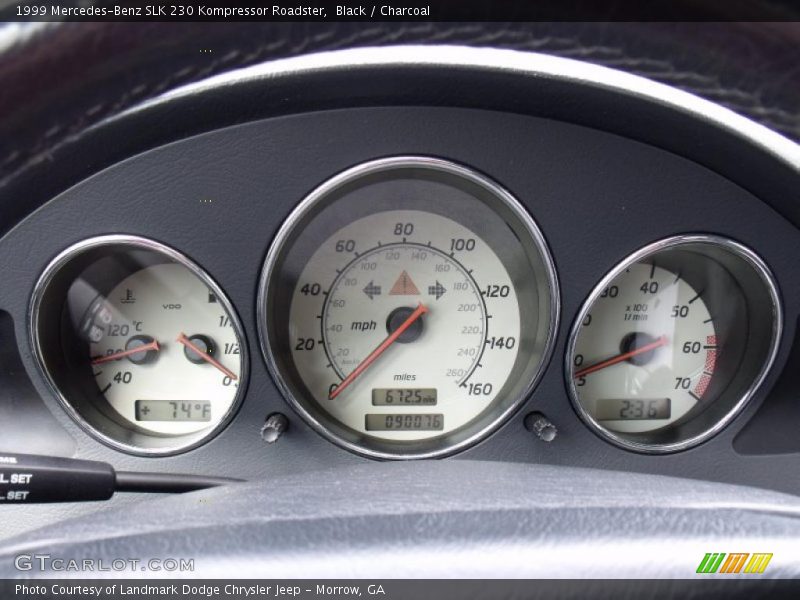 Black / Charcoal 1999 Mercedes-Benz SLK 230 Kompressor Roadster