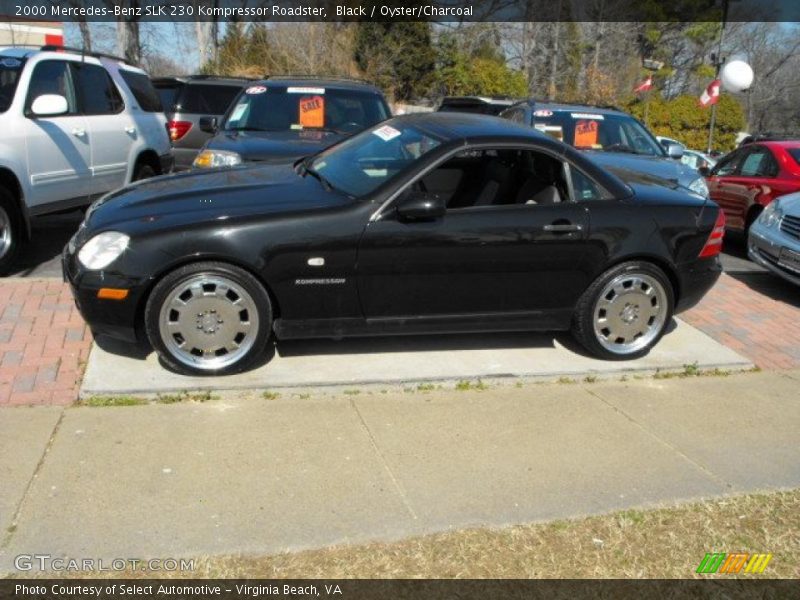 Black / Oyster/Charcoal 2000 Mercedes-Benz SLK 230 Kompressor Roadster