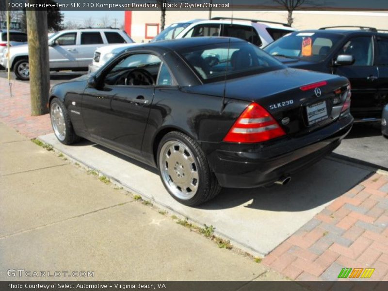 Black / Oyster/Charcoal 2000 Mercedes-Benz SLK 230 Kompressor Roadster