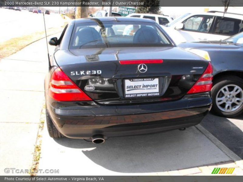 Black / Oyster/Charcoal 2000 Mercedes-Benz SLK 230 Kompressor Roadster