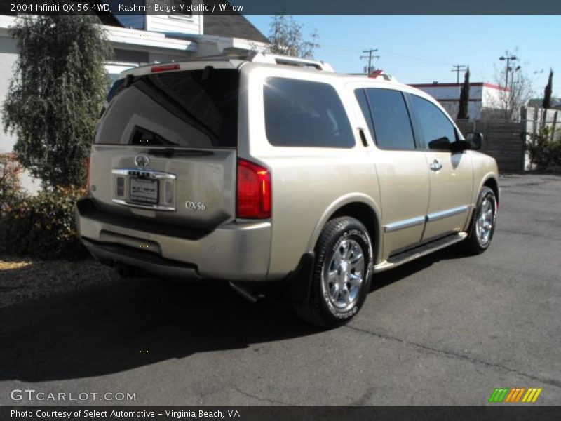 Kashmir Beige Metallic / Willow 2004 Infiniti QX 56 4WD