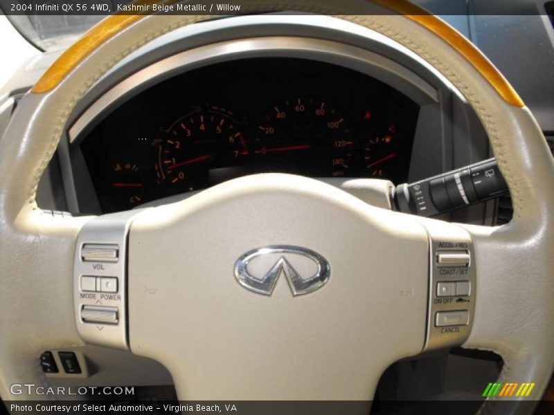 Kashmir Beige Metallic / Willow 2004 Infiniti QX 56 4WD