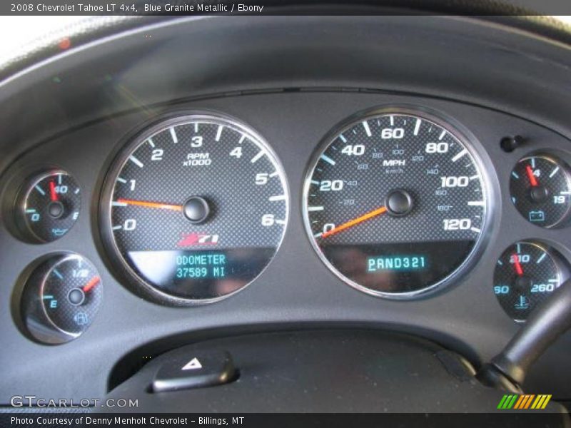 Blue Granite Metallic / Ebony 2008 Chevrolet Tahoe LT 4x4