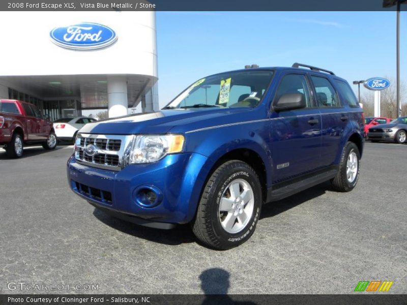 Vista Blue Metallic / Stone 2008 Ford Escape XLS