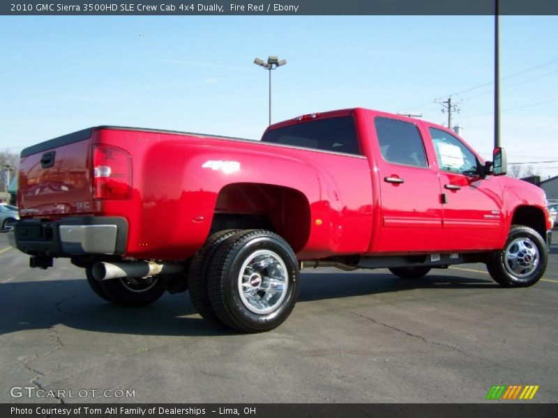 Fire Red / Ebony 2010 GMC Sierra 3500HD SLE Crew Cab 4x4 Dually