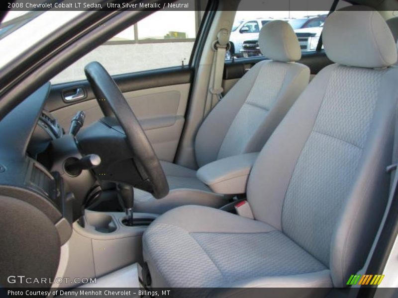 Ultra Silver Metallic / Neutral 2008 Chevrolet Cobalt LT Sedan