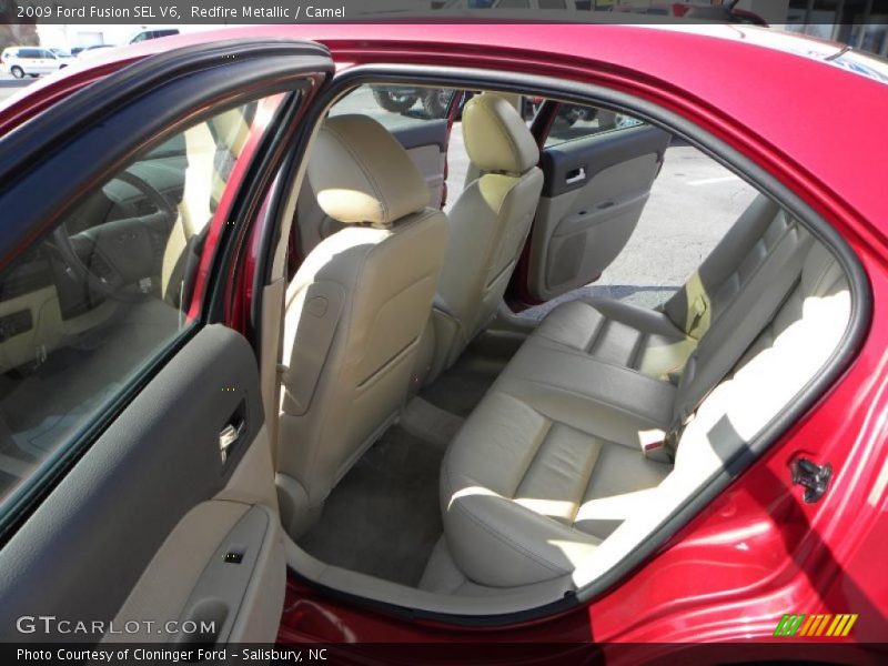 Redfire Metallic / Camel 2009 Ford Fusion SEL V6
