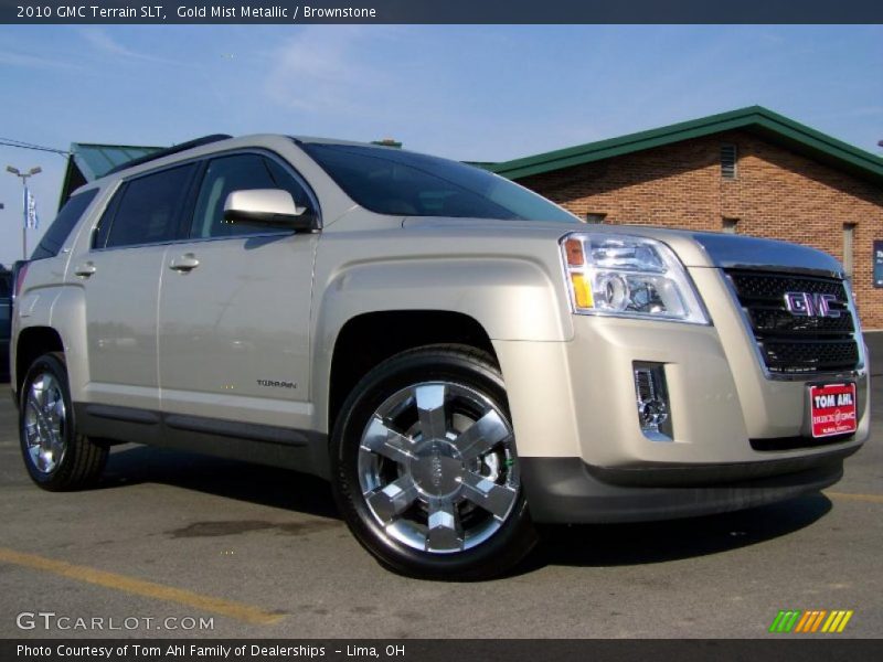Gold Mist Metallic / Brownstone 2010 GMC Terrain SLT