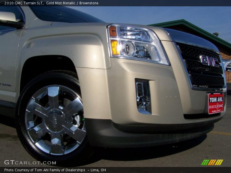Gold Mist Metallic / Brownstone 2010 GMC Terrain SLT