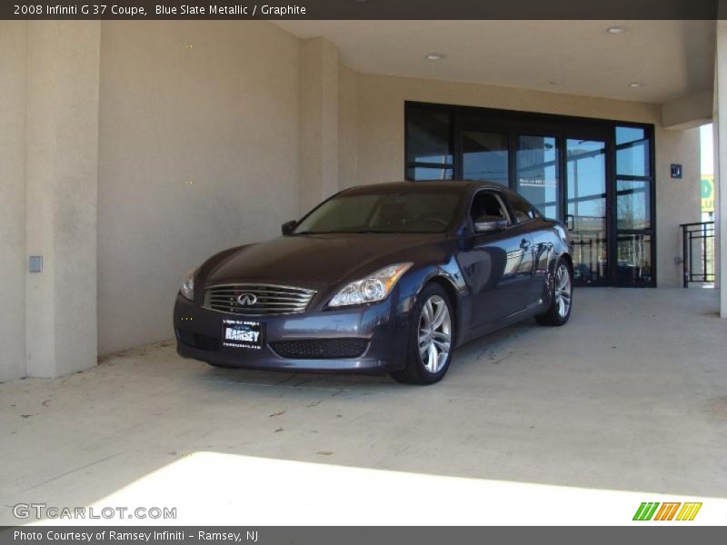 Blue Slate Metallic / Graphite 2008 Infiniti G 37 Coupe