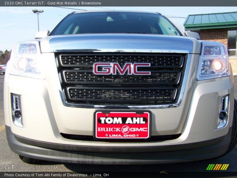Gold Mist Metallic / Brownstone 2010 GMC Terrain SLT