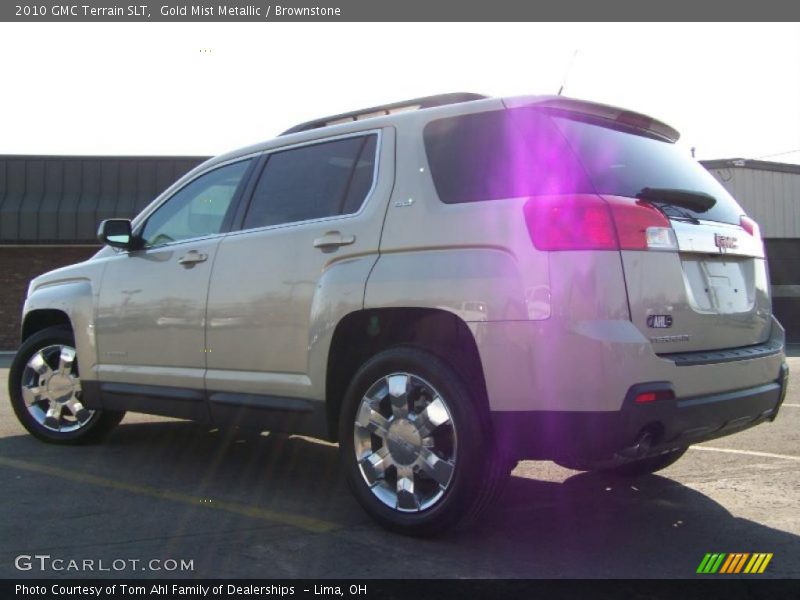 Gold Mist Metallic / Brownstone 2010 GMC Terrain SLT