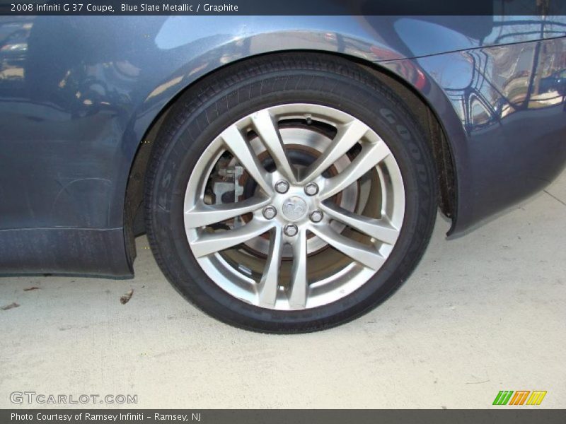 Blue Slate Metallic / Graphite 2008 Infiniti G 37 Coupe