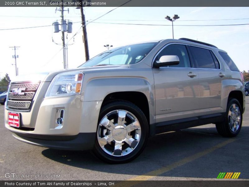 Gold Mist Metallic / Brownstone 2010 GMC Terrain SLT