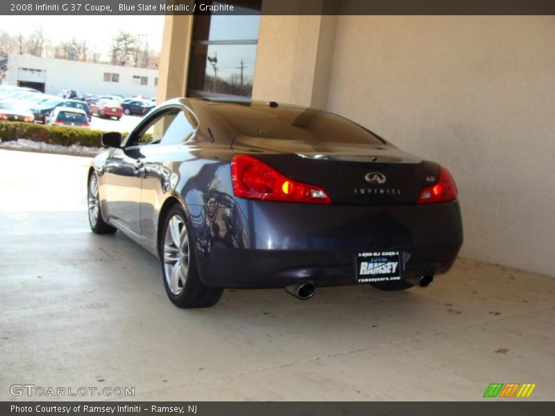 Blue Slate Metallic / Graphite 2008 Infiniti G 37 Coupe