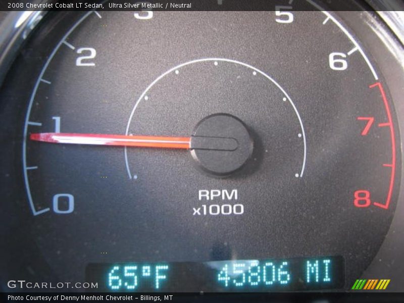 Ultra Silver Metallic / Neutral 2008 Chevrolet Cobalt LT Sedan