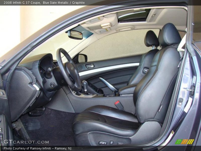 Blue Slate Metallic / Graphite 2008 Infiniti G 37 Coupe