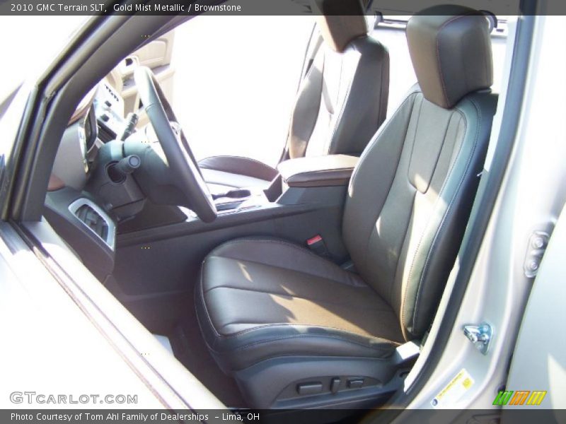 Gold Mist Metallic / Brownstone 2010 GMC Terrain SLT