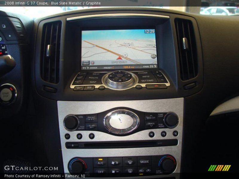 Blue Slate Metallic / Graphite 2008 Infiniti G 37 Coupe