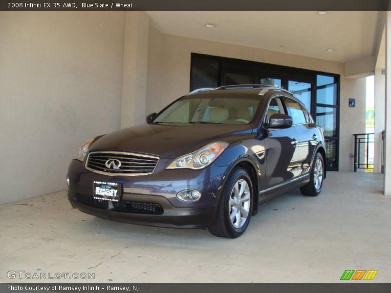 Blue Slate / Wheat 2008 Infiniti EX 35 AWD