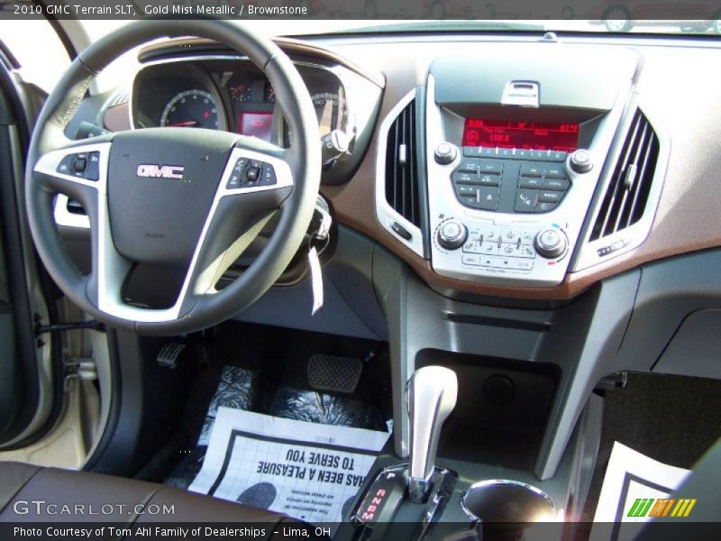Gold Mist Metallic / Brownstone 2010 GMC Terrain SLT